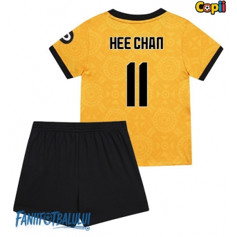 Wolves Hee-chan Hwang #11 Echipament de Fotbal Replică 2025-26 Copii Acasa (+ Șorturi)